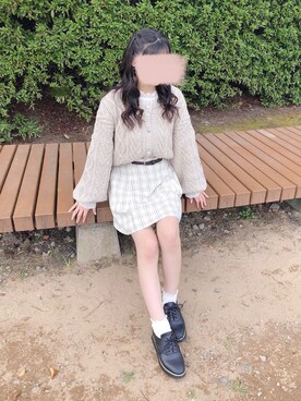 「pairpair」｜お月 ⸝⋆さん（レディース・160cm）の秋コーディネート