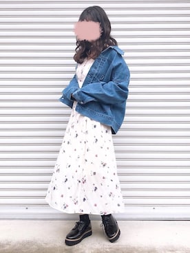 「anown（アノン）のアイテム（ジャケット/アウター）」を使った、お月 ⸝⋆さん（レディース・160cm）の春コーディネート