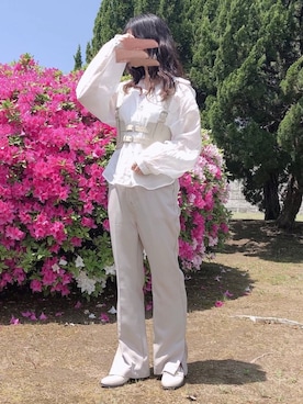 「pairpair」｜お月 ⸝⋆さん（レディース・160cm）の春コーディネート