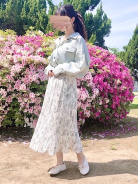 「FUN.TRINITY（ファン トリニティー）のアイテム」を使った、お月 ⸝⋆さん（レディース・160cm）の春コーディネート