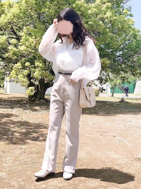 お月 ⸝⋆さん（レディース・160cm）の夏コーディネート