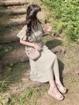 お月 ⸝⋆さん（レディース・160cm）の夏コーディネート