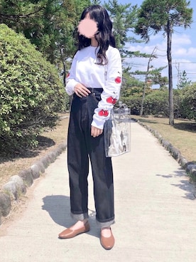 「Satellite（サテライト）のアイテム」を使った、お月 ⸝⋆さん（レディース・160cm）の夏コーディネート