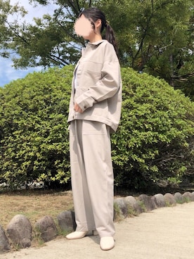 「BASQUE magenta（バスクマゼンタ）のアイテム（ジャケット/アウター）」を使った、お月 ⸝⋆さん（レディース・160cm）の秋コーディネート