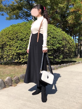 お月 ⸝⋆さん（レディース・160cm）の秋コーディネート