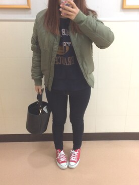 azuさん（レディース・154cm）の春コーディネート