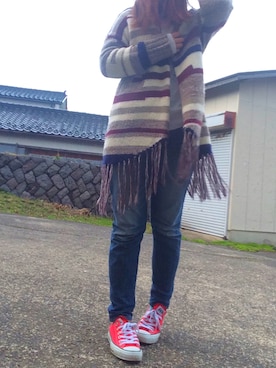 azuさん(レディース・154cm)の春コーディネート