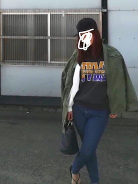 azuさん(レディース・154cm)の春コーディネート