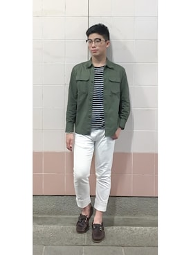 「ESPRIT（エスプリ）のアイテム（トップス）」を使った、Ryan 진치원 さん（メンズ・170cm）の春コーディネート