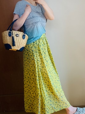 「4℃（ヨンドシー）のアイテム（バッグ）」を使った、Nonomisakuさん（レディース・170cm）の春コーディネート