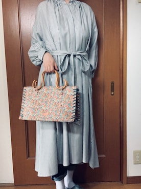 「qualite（カリテ）のアイテム（ワンピース）」を使った、Nonomisakuさん（レディース・170cm）の春コーディネート