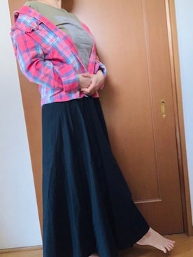 「BOYCOTT（ボイコット）のアイテム（トップス）」を使った、Nonomisakuさん（レディース・170cm）の春コーディネート