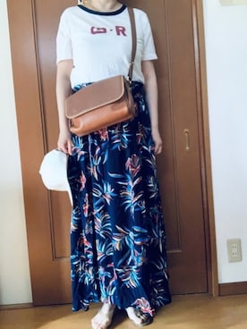 「クリアサンダル」｜「アイテム（ビーチサンダル）」を使った、Nonomisakuさん（レディース・170cm）の春コーディネート