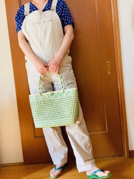 「古着コーデ」｜「アイテム（ビーチサンダル）」を使った、Nonomisakuさん（レディース・170cm）の春コーディネート