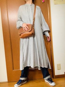 「qualite（カリテ）のアイテム（ワンピース）」を使った、Nonomisakuさん（レディース・170cm）の夏コーディネート