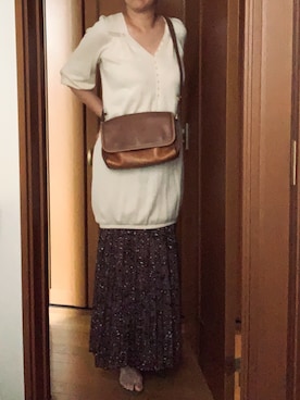 「クリアサンダル」｜「アイテム（ビーチサンダル）」を使った、Nonomisakuさん（レディース・170cm）の秋コーディネート