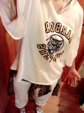 「全身白」｜ひひひさん（レディース・153cm）の夏コーディネート