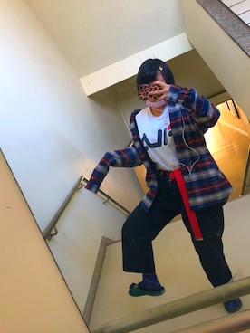 「クセが強い」｜ひひひさん（レディース・153cm）の冬コーディネート