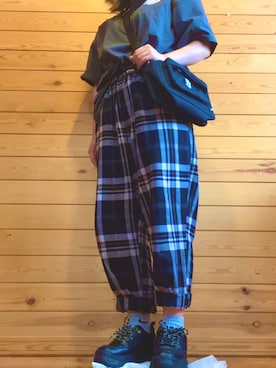 「運動コーデ」｜ひひひさん（レディース・153cm）の夏コーディネート