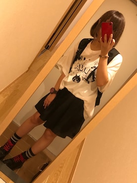 「にゃー」｜「アイテム（ブーツ）」を使った、ぱつこさん（レディース・148cm）の夏コーディネート