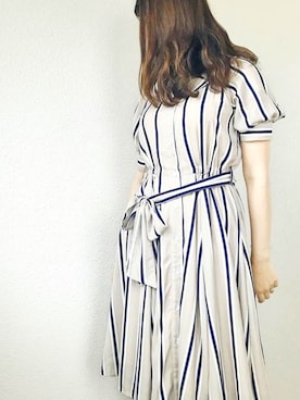 「PATTERN・fiona （パターンフィオナ）のアイテム（ワンピース/ドレス）」を使った、machikoさん（レディース・162cm）の秋コーディネート