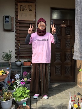 「インスタ映え」｜しゃちさん（メンズ・174cm）の冬コーディネート