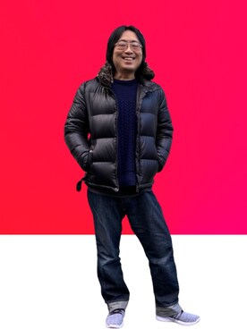 「しまむら（シマムラ）のアイテム（スニーカー）」を使った、しゃちさん（メンズ・174cm）の冬コーディネート