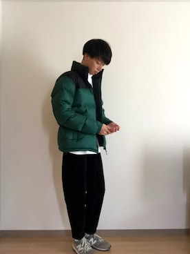 「Steven Alan」｜「アイテム（ダウンジャケット/コート）」を使った、キノピーさん（メンズ・174cm）の冬コーディネート