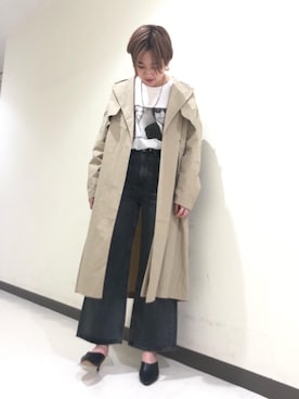 「ARRUM（アールム）のアイテム（サンダル）」を使った、sudoemiさん（レディース・160cm）の冬コーディネート