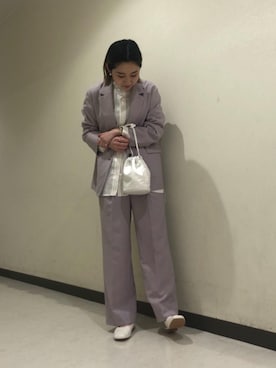 「allery（アレリー）のアイテム（バッグ）」を使った、sudoemiさん（レディース・160cm）の春コーディネート