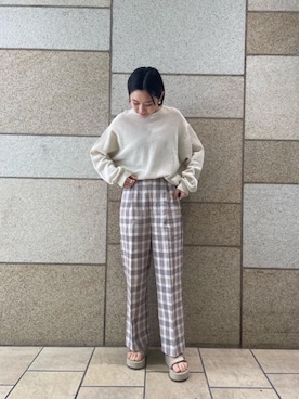 「アイテム（サンダル、ゴールド系）」を使った、sudoemiさん（レディース・160cm）の春コーディネート