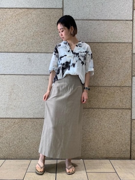 「RECOMMEND  ITEM STYLING」｜「アイテム（アナログ腕時計）」を使った、sudoemiさん（レディース・160cm）の春コーディネート