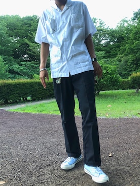 「ALEXANDRA（アレキサンドラ）のアイテム」を使った、ittoさん（メンズ・180cm）の夏コーディネート