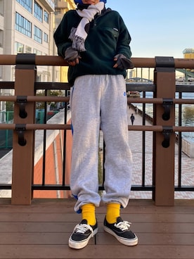 「BEAMS（ビームス）のBEAMS / カラー リブソックス（ソックス/靴下）」を使った、ittoさん（メンズ・180cm）の冬コーディネート