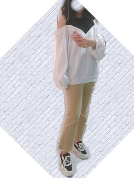 「日常」｜「アイテム（財布/小物）」を使った、野肆也_さん（レディース・168cm）の秋コーディネート