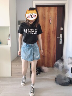 「VERSUS（ヴェルサス）のアイテム」を使った、gillさん（レディース・162cm）の夏コーディネート