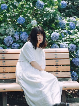「アイテム（ワンピース/ドレス）」を使った、かこさん（レディース・160cm・10代）の夏コーディネート