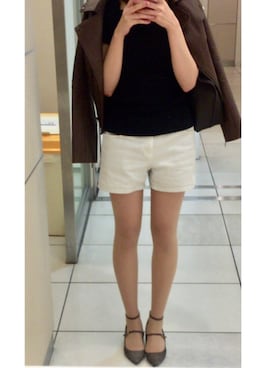 「CECIL McBEE（セシルマクビー）のアイテム（ライダースジャケット）」を使った、Wさん（レディース・158cm）の春コーディネート