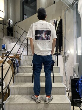 「A4A（エーフォーエー）のアイテム」を使った、notoさん（メンズ・182cm）の春コーディネート