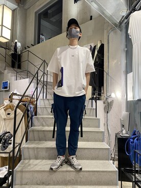 「A4A（エーフォーエー）のアイテム」を使った、notoさん（メンズ・182cm）の春コーディネート