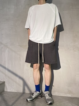 「LUSOR（ルーソル）のアイテム（パンツ）」を使った、notoさん（メンズ・182cm）の夏コーディネート