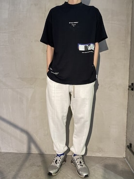 「A4A（エーフォーエー）のアイテム」を使った、notoさん（メンズ・182cm）の夏コーディネート