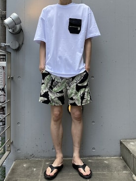 「BALR.（ボーラー）のアイテム」を使った、notoさん（メンズ・182cm）の夏コーディネート