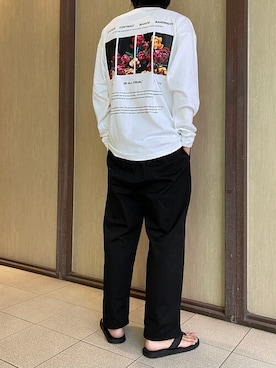 「Uncut Bound（アンカットバウンド）のアイテム」を使った、notoさん（メンズ・182cm）の夏コーディネート