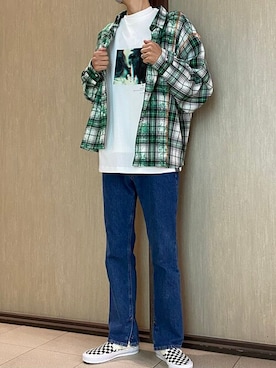 「A4A（エーフォーエー）のアイテム」を使った、notoさん（メンズ・182cm）の秋コーディネート