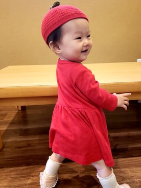 「むすめコーデ」｜「アイテム（ワンピース/ドレス）」を使った、さっちゃんさん（レディース・154cm）の秋コーディネート