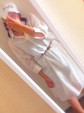 「のんびり」｜Mizさん（レディース・155cm）の夏コーディネート