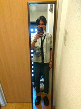 「アイテム（腕時計、ブルー系）」を使った、YOUHEIさん（メンズ・175cm）の夏コーディネート