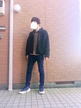 「RAGEBLUE（レイジブルー）のアイテム（その他トップス）」を使った、YOUHEIさん（メンズ・175cm）の冬コーディネート