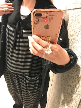 「tricot COMME des GARCONS（トリココムデギャルソン）のアイテム（ワンピース）」を使った、agnesさん（レディース・168cm）の冬コーディネート